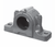 SNK512-610 FSQ 2-Bolt Split Pillow Block Housing for 1212K Bearing