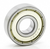 QJZ 1640ZZ Single Row Ball Bearing, 7/8 Inch Bore, (2) Metal Seals