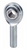 CML10-12, QA1 Carbon Steel Left Hand Rod End, 0.625" Shaft, 3/4-16 UNC-3A Male Thread