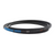 AA69 D&D Powerdrive Dura-Prime Hex Double Angle V-Belt, 1/2" Top Width X 72.4" Outside Length