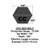 CC180 D&D Powerdrive Dura-Prime Hex Double Angle V-Belt, 7/8" Top Width X 184" Outside Length