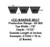4/C195 D&D Powerdrive Dura-Prime Band Classical V-Belt, 4 Ribs, 7/8" Top Width X 199" Outside Length