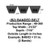 13/B66 D&D Powerdrive Dura-Prime Band Classical V-Belt, 13 Ribs, 21/32" Top Width X 69" Outside Length