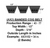 3/AX72 D&D Powerdrive Dura-Extreme Band Classical V-Belt, 3 Ribs, 1/2" Top Width X 74" Outside Length 3/AX72 D&D Powerdrive Dura-Extreme Band Classical V-Belt, 3 Ribs, 1/2" Top Width X 74" Outside Length