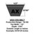 D&D Powerdrive AX36 V-Belt Replaces 75-909 OREGON Snow Blower Belt