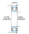 FR3ZZ Single Row Ball Bearing, 3/16" Bore, (2) Metal Seals
