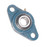 HCFL208-24 Direct Fit for UGFJT208-24 2-Bolt Flange Bearing, 1-1/2" Shaft