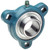 SBFCT206-18 TTN 3-Bolt Circle Flanged Bearing, 1-1/8" Shaft
