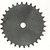 80A14H X 3/4 Tritan 3/4" Reboreable Roller Chain Sprocket for ANSI 80 Chain, 14 Teeth