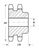 D40BS25H X 1 1/8 Tritan 1-1/8" Finished Bore Roller Chain Sprocket for ANSI 40 Chain, 25 Teeth