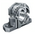 FSAF22524 Meither 4-Bolt SAF Split Pillow Block Unit, 4-3/16 Inch Shaft