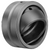 IKO SBB 8 Radial Spherical Plain Bearing With Relubrication Hole, Steel On Steel Ball Liner, OPEN Design, 1/2" Shaft