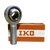 IKO POS30 Right-Hand Male Thread High Rigidity Rod End, 30MM Bore, Requires Relubrication