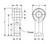 Torquex® PR16S Right-Hand Female Thread Clamping Screw Rod End, 16MM Bore, Requires Relubrication