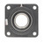 VF4S-124, Browning 4-Bolt Flanged Bearing