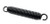 DWSPLOW4D Oil Tempered Wire Extension Spring, 3.1" Diameter X 9" Inside Hook Length