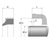 TCM Single Wiper AM44-95X105X7 Equals Ditchtomatik AM44-95X105X7 Single Wiper