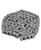 PTI 06B-1NP Single Pitch Standard Duty Nickel Plated ISO, Roller Chain, 9.525 MM Pitch, Riveted Pins, 1 Strand, 15 FT/Length