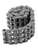 PTI 12B-3 Single Pitch Standard Duty Carbon Steel ISO, Roller Chain, 19.05 MM Pitch, Riveted Pins, 3 Strand, 15 FT/Length