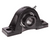 LAS-1.7/16 Timken Cast Iron 2-Bolt Pillow Block Units,1-7/16" Shaft