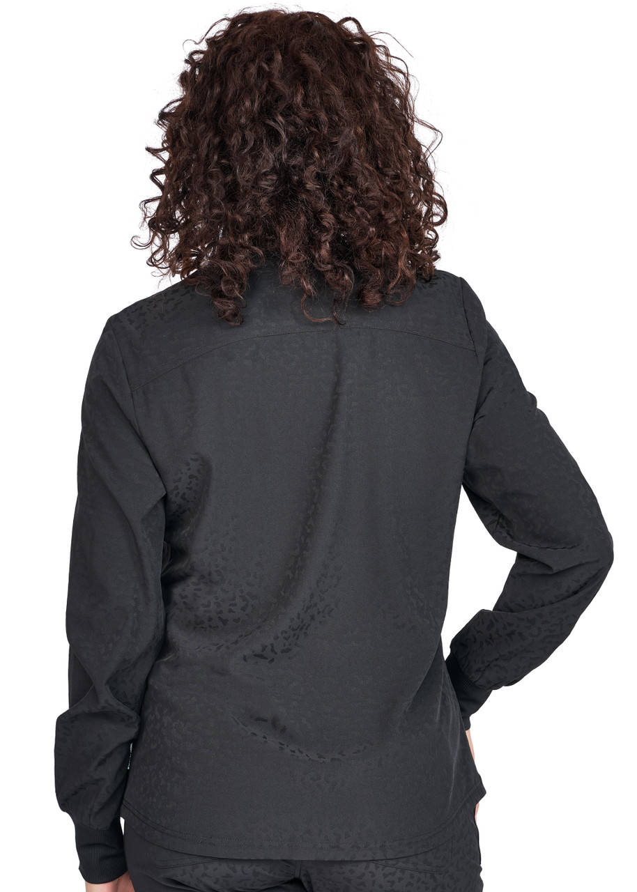 Cheetah Jacquard Warm Up Jacket