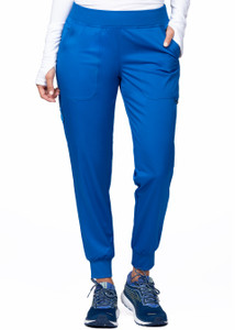 woman blue jogger scrub pants woman blue jogger scrub pants