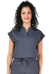 pewter dolman scrub top pewter dolman scrub top