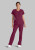 wine skechers scrub top wine skechers scrub top