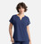 navy scrub top tuck in