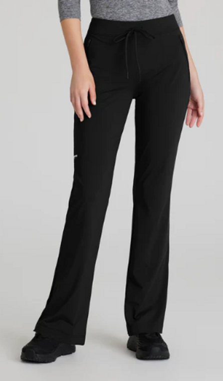 black flare leg pant