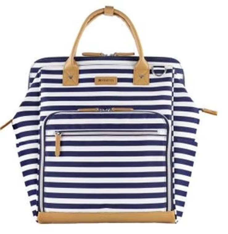 Navy stripe readygo bag