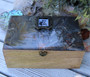 Dog Urn Box for Ashes Pet Urn Cremation, Memorial Urn with Photo - Browns
