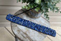 Wooden Incense Holder Infused with Lapis Lazuli Stones 10"