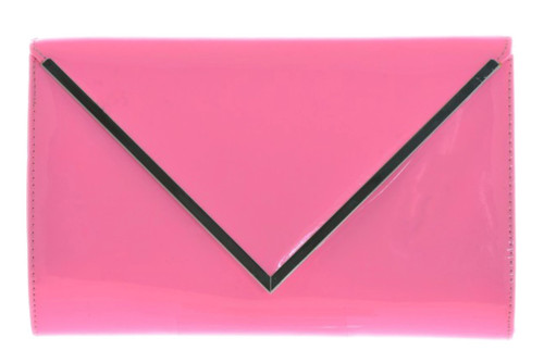 Glossy Oversized Clutch Bag 