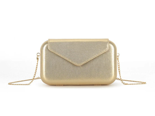 Womens Satin Clutch Bag Metal Clasp Evening Wedding Purse