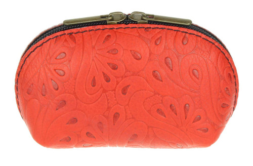 Womens Mini Coin Purse Change Wallet Holder Soft Leather Zipped Pouch