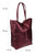 Open Top Genuine Leather Handbag