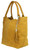 Open Top Real Suede Shoulder Bag