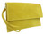 Plain Suede Clutch Bag