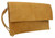 Plain Suede Clutch Bag