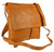 Double Pocket Italian Leather Messenger Bag