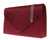 Satin Pleated Clutch Bag