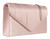 Satin Pleated Clutch Bag