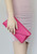 Faux Leather Plain Clutch Bag