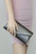 Faux Leather Plain Clutch Bag