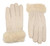 Womens Fur Trim Leather Gloves