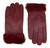 Womens Fur Trim Leather Gloves