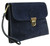 Double Front Genuine Suede Clutch Bag