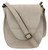 Oval Flap Genuine Suede Shoulder Bag