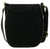 Oval Flap Genuine Suede Shoulder Bag